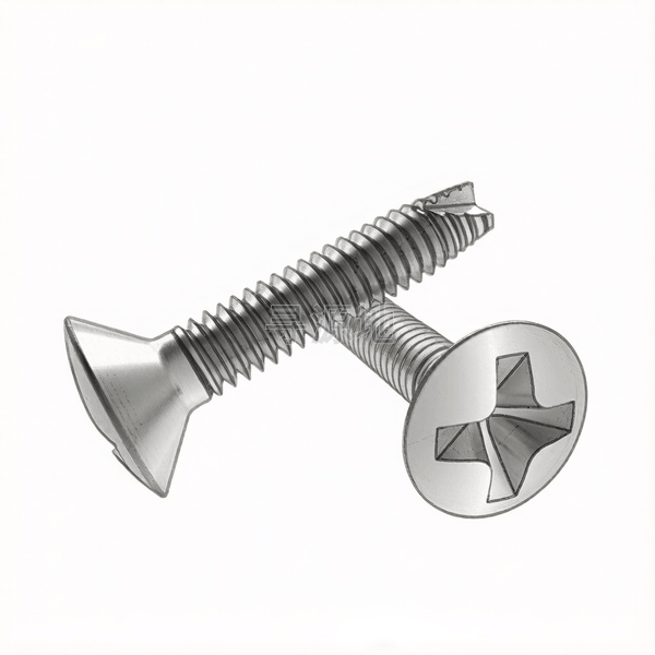 ASME/ANSI B18.6.4-21-2005 T牙细牙80°十字槽(H型)半沉头割尾自攻螺钉 表21 标准示意图