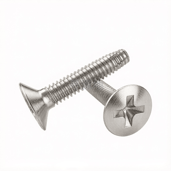 ASME/ANSI B18.6.5M-9-1998 F牙米制十字槽(H型)沉头割尾自攻螺钉 表9 标准示意图