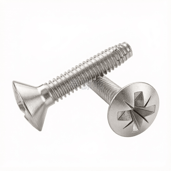 ASME/ANSI B18.6.5M-14-2005 F牙米制米字槽(Z型)半沉头割尾自攻螺钉 表14 标准示意图