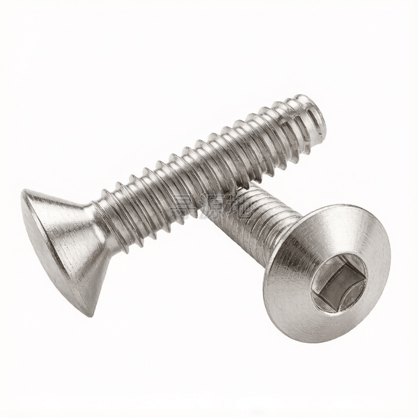 ASME/ANSI B18.6.5M-15-2005 BF牙米制四方槽半沉头割尾自攻螺钉 表15 标准示意图