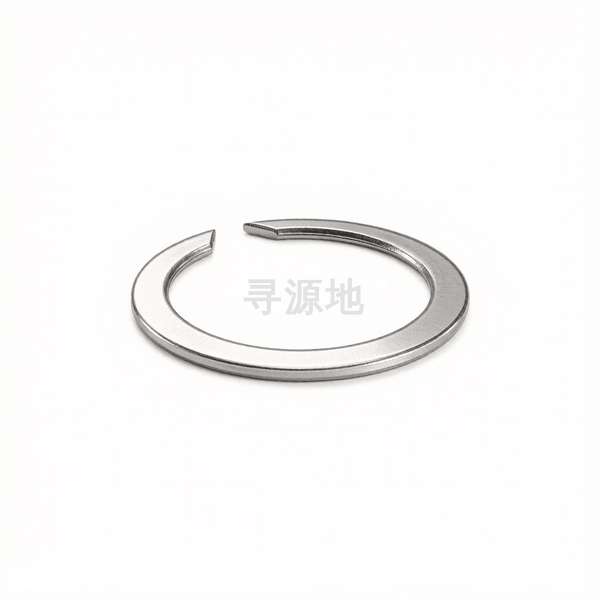 Q 433-2012 轴用压扁钢丝挡圈 标准示意图