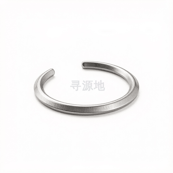 Q 437-2012 轴用钢丝挡圈 标准示意图
