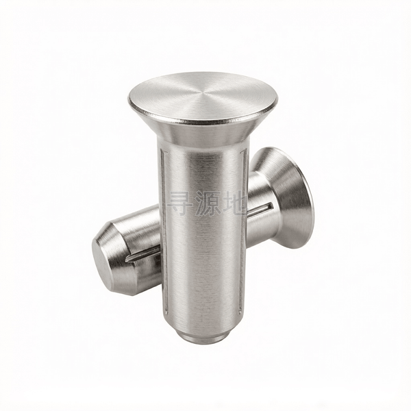 ASME/ANSI B18.8.9M-9-2000 米制47-1型75°沉头槽销(抗腐蚀钢)表9 标准示意图