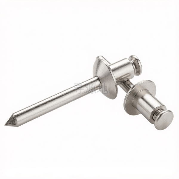 ASME/ANSI B18.30.1M-1-2005 米制开口型圆头抽芯铆钉 表1 标准示意图