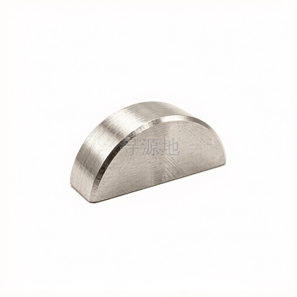 ASME/ANSI B18.25.2M-2008 米制半圆键 标准示意图