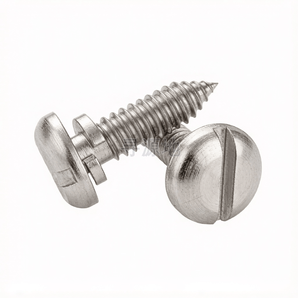 ASME/ANSI B18.13.1M-2-1998 AB牙米制开槽盘头自攻螺钉和弹簧垫圈组合 表2 标准示意图