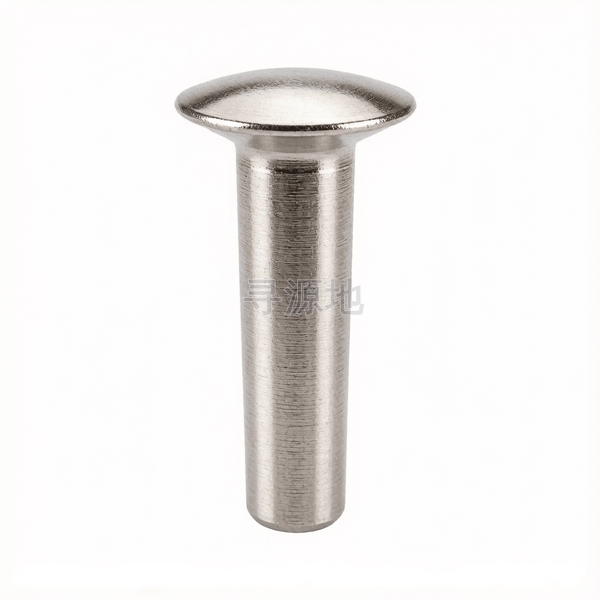 CNS 7562-1981 蕈形头铆钉(标称直径1.6至6mm) 标准示意图