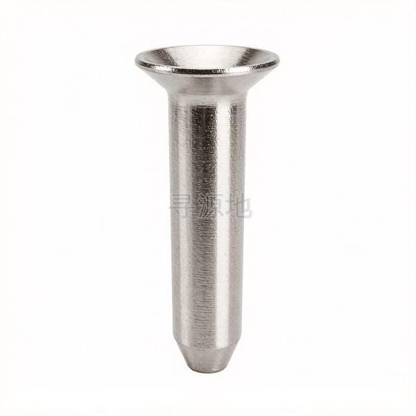 DIN 675-1993 沉头锥端铆钉(直径3至5mm) 标准示意图
