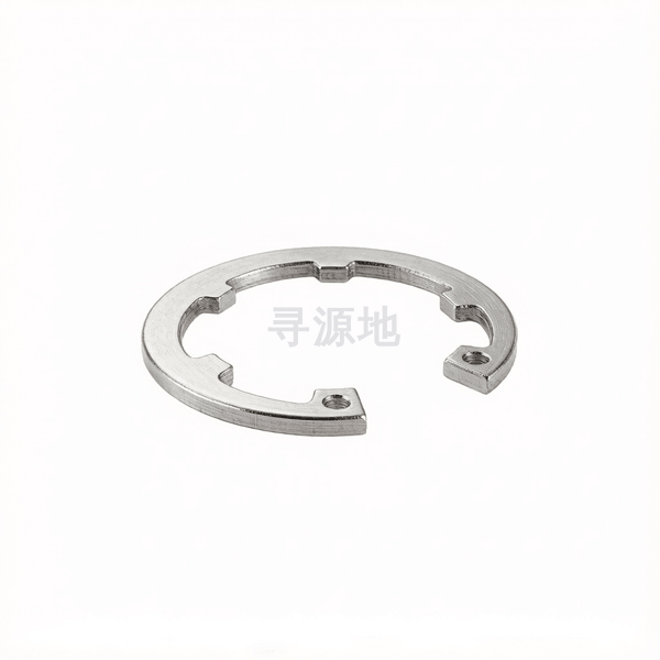 DIN 984-1981 带齿孔用挡圈(图1) 标准示意图
