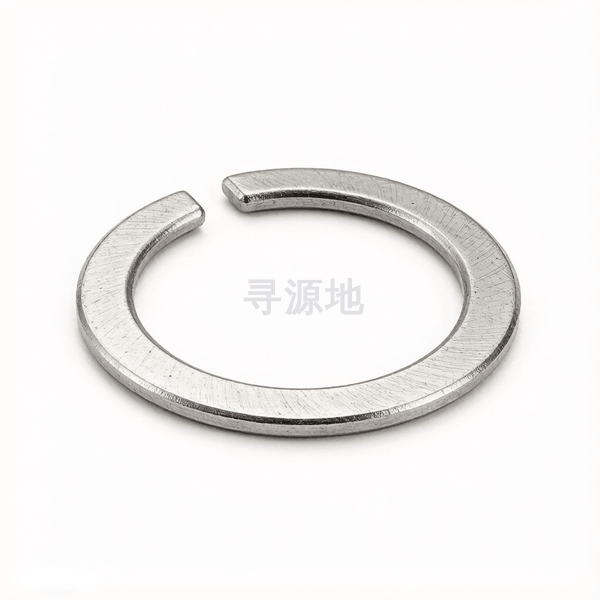 DIN 5417-1976 滚动轴承用紧固零件带环槽轴承用挡圈 标准示意图