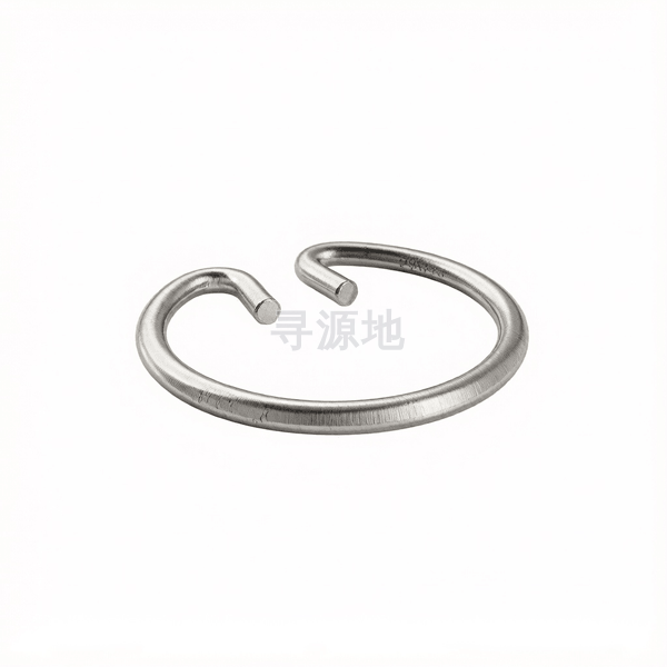 DIN 73130-1989 孔用钢丝大挡圈(A型) 标准示意图