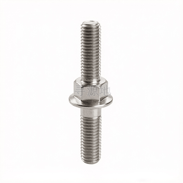 QC/T 854-2011 六角法兰轴肩式双头螺柱(d=d1) 标准示意图