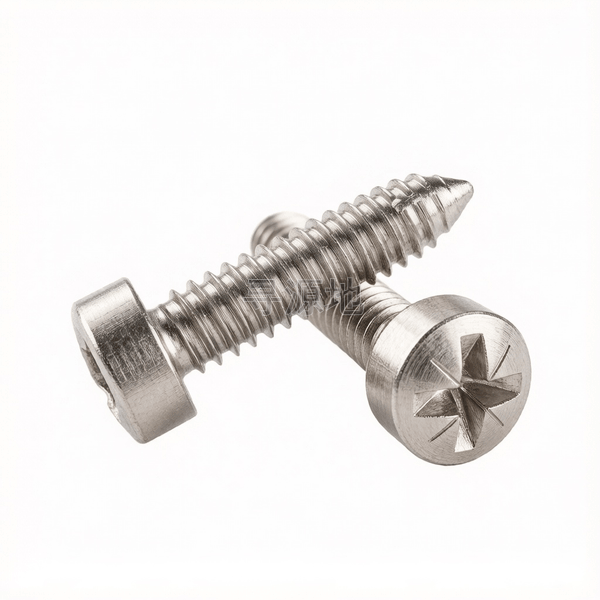 ASME/ANSI B18.6.4-37-1998 BF牙米字槽(Z型)球面圆柱头割尾自攻螺钉 表37 标准示意图