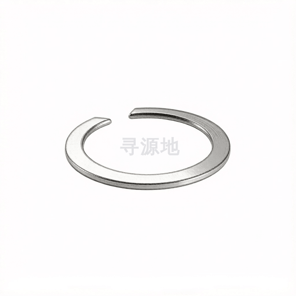 Q 434-1999 孔用压扁钢丝挡圈 标准示意图