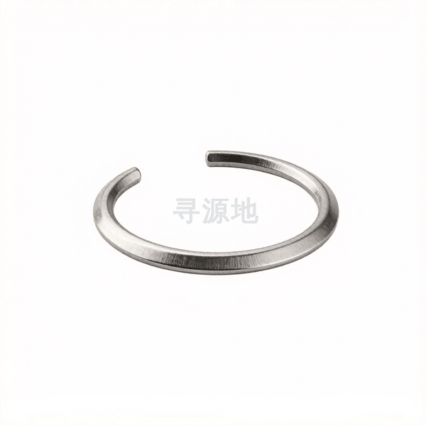 Q 438-1999 孔用钢丝挡圈 标准示意图