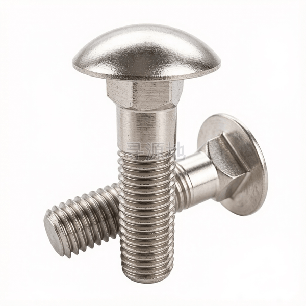 ASME/ANSI B18.5-6-2008 大半圆头马车螺栓-表6 标准示意图