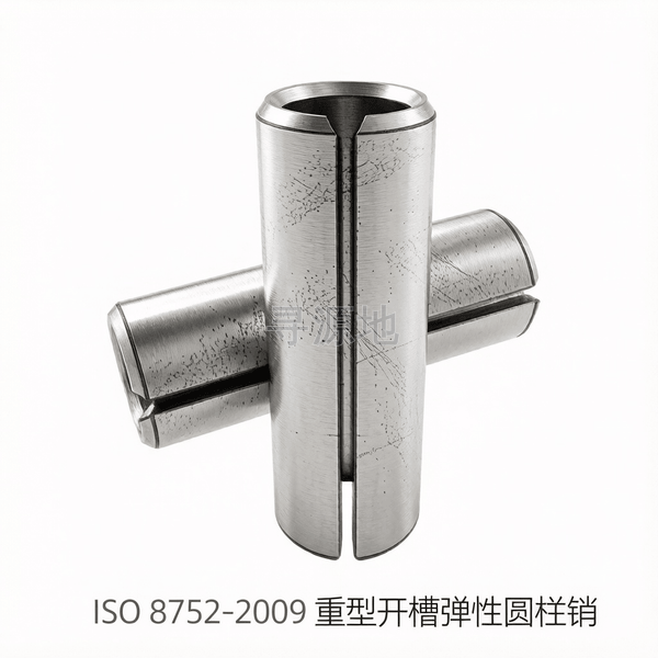 ISO 8752-2009 重型开槽弹性圆柱销 标准示意图