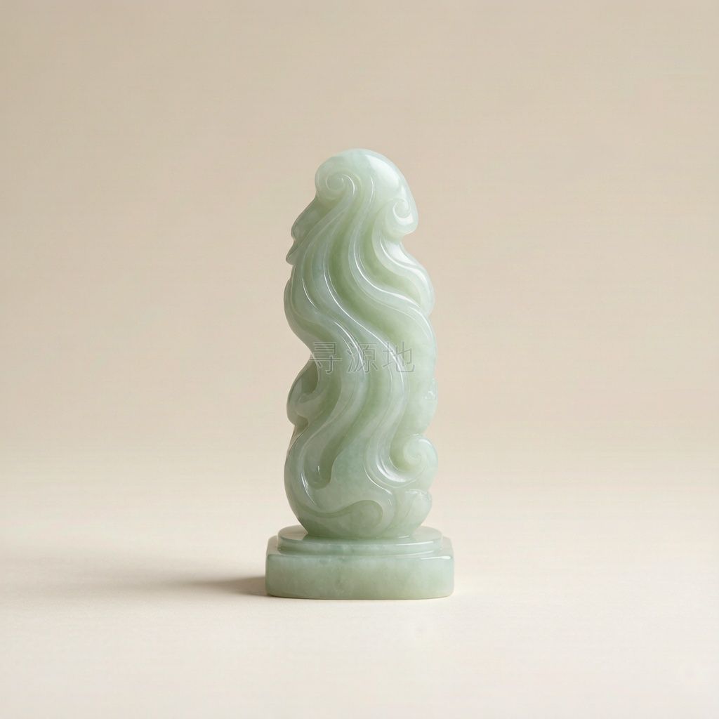 岫岩玉雕摆件/素活