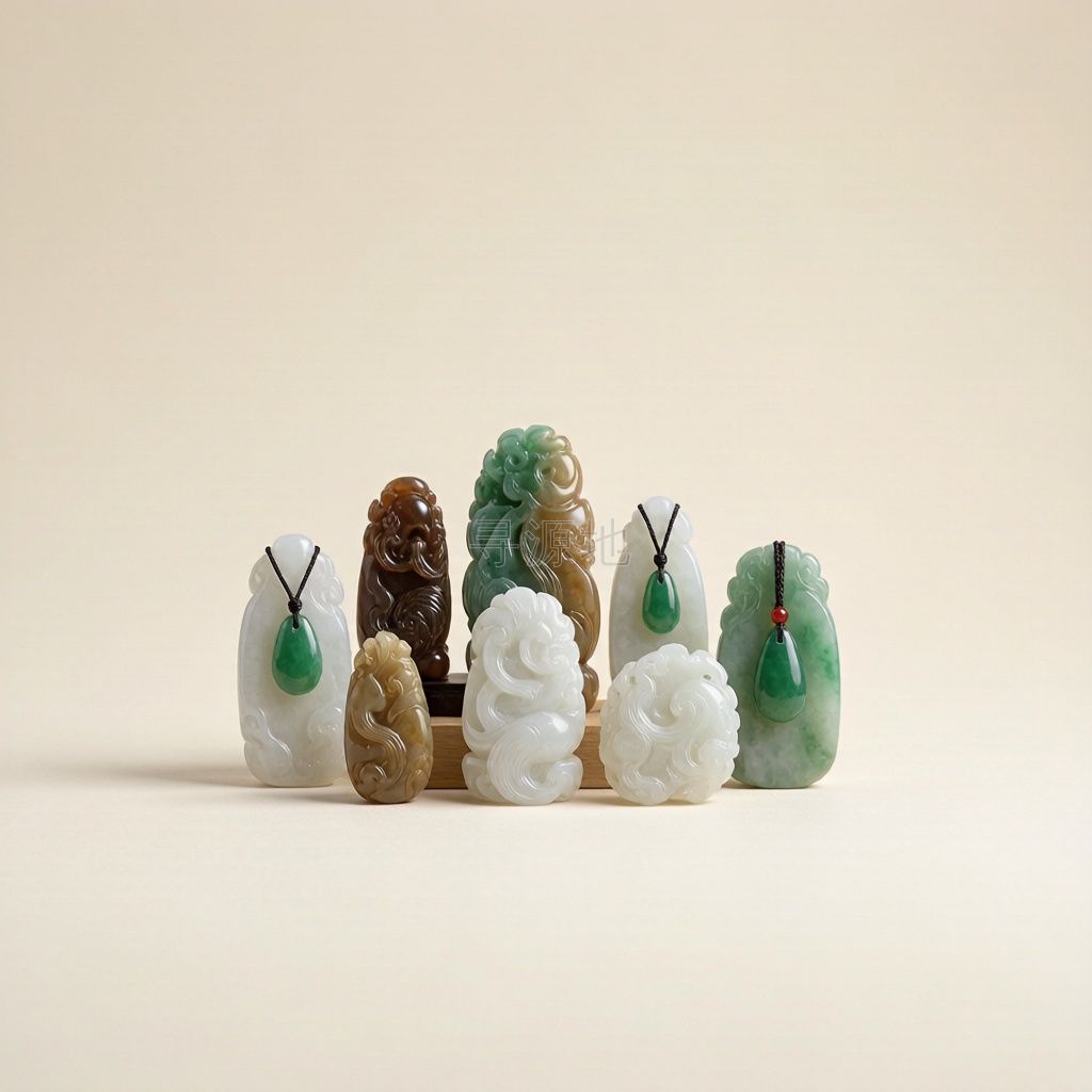 和田玉/独山玉/翡翠等各类玉雕制品